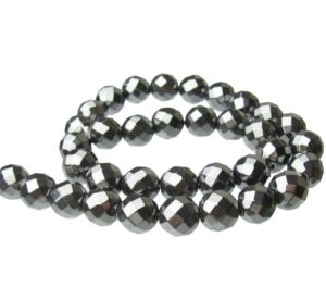 hematite gemstone round beads 12mm