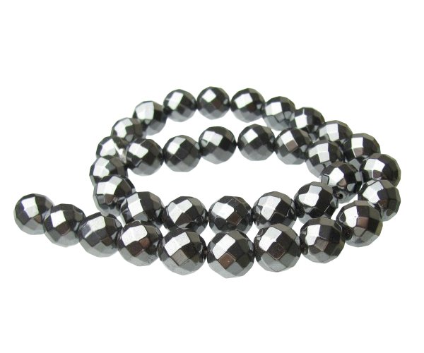 hematite gemstone round beads 12mm
