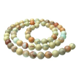 impression jasper 6mm beads