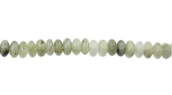 labradorite gemstone small rondelle beads 4mm