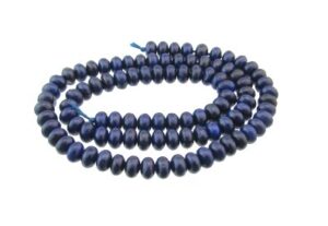 lapis lazuli rondelle beads 6mm