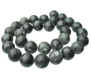 larvikite beads 12mm round gemstones