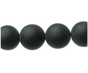 matte black onyx gemstone beads 12mm