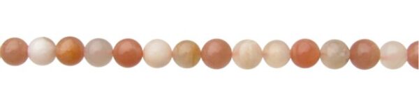 natural mixed moonstone and sunstone round beads 8mm