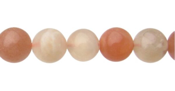 multi colour moonstone sunstone round gemstone beads
