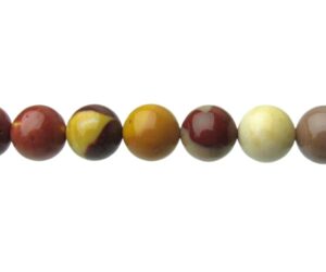 mookaite 12mm round gemstone beads