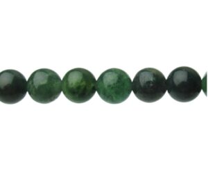 moss agate 6mm round gemstone beads