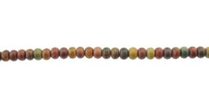 picasso jasper gemstone rondelle beads 6mm