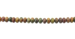 picasso jasper rondelle beads