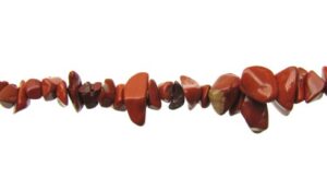 red jasper chip beads