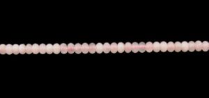 rose quartz rondelle 6mm beads