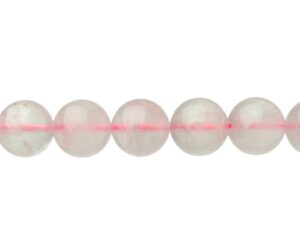 rose quartz 14mm round gemstone beads natural