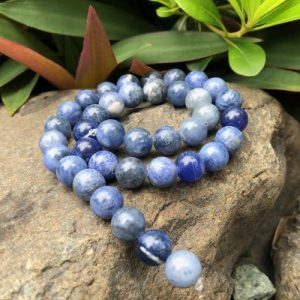sodalite gemstone round beads 10mm