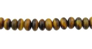 tiger eye small rondelle beads 4mm