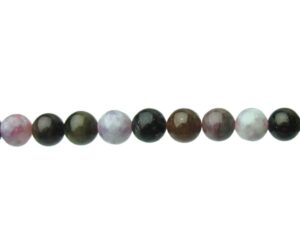 tourmaline 6mm round gemstone beads