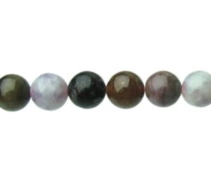 tourmaline 6mm round gemstone beads