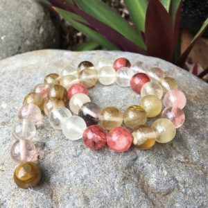 watermelon quartz 10mm beads
