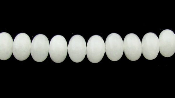 whire chalcedony beads 8mm