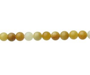 yellow jade 8mm beads