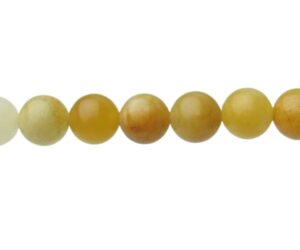 yellow jade 8mm beads