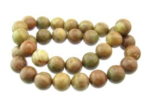 autumn jasper gemstone round beads 12mm