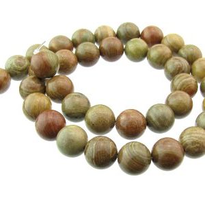 autumn jasper gemstone round beads 10mm