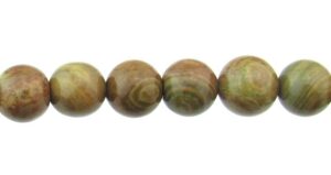 autumn jasper 8mm round beads