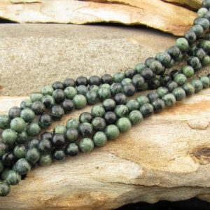 kambaba jasper 6mm round beads
