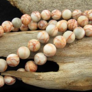 Red Vein Jasper gemstone beads