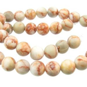 Red Vein Jasper gemstone beads