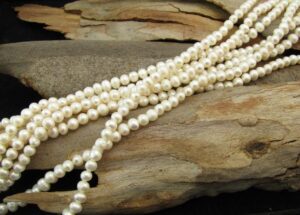white 6mm round freshwater pearls australia