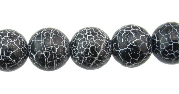 black dragon vein agate beads 10mm