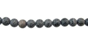 black dragon vein agate beads 10mm