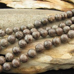 brpwn snowflake jasper beads 12mm