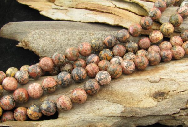leopardskin jasper gemstone beads australia