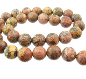 leopardskin jasper gemstone beads australia