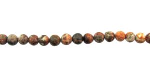 leopardskin jasper gemstone beads