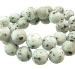 lotus jasper round gemstone beads 12mm