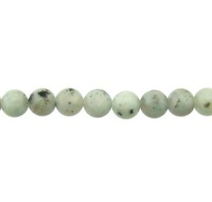 lotus jasper aka kiwi jasper gemstone round beads