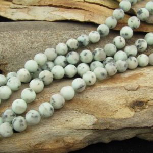 matte lotus jasper gemstone beads 10mm