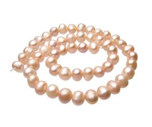 peach potato freshwater pearls
