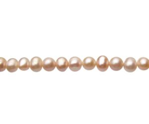 peach potato freshwater pearls
