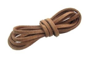 brown flat suede cord