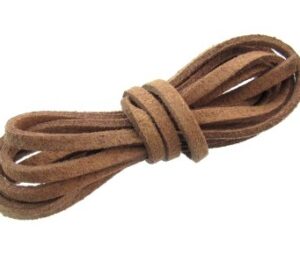 brown flat suede cord