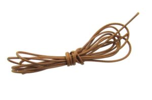 brown waxed polyester cord 1mm
