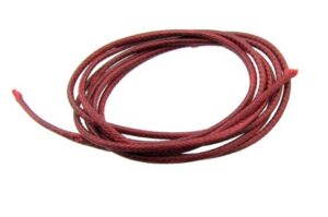 red braided polyester cord 1.5mm