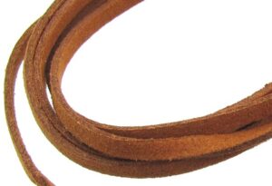 brown flat suedette cord