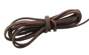 dark brown suede cord per metre