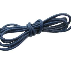navy blue braided waxed polyester cord 1.5mm