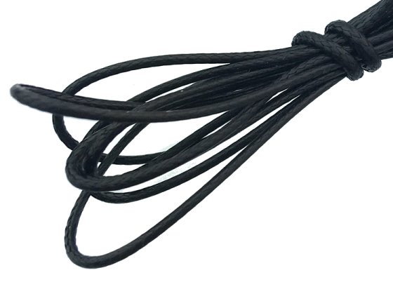 black polyester cord 1mm